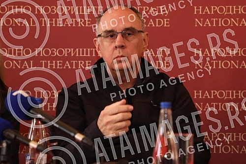 A press conference was held at the National Theater on the occasion of the guest performance of a drama and ballet play from the National Theater in Sarajevo.U Narodnom pozoristu odrzana je konferencija za novinare povodom gostovanja dramske i bale