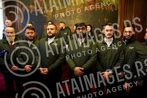 The Party of Justice and Reconciliation handed over the list for the parliamentary elections to the MUFTI'S TAX - Party of Justice and Reconciliation - Usame Zukorlic and certified statements of voters who support her at the seat of the Republic Elec