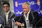 In the SC FSS, in Stara Pazova, a press conference was held between the representatives of the Football Association of Serbia and the company Vivo on the occasion of the promotion of the new sponsorship agreement.U SC FSS, u Staroj Pazovi odzana je