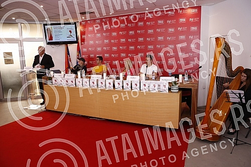 Promotion of the book of poetry Sapat andjela by Snezana Teodoropoulos was held at the UNS press center.Promocija knjige poezije Sapat andjela Snezana Teodoropulos odrzana je u press centru UNS-a.