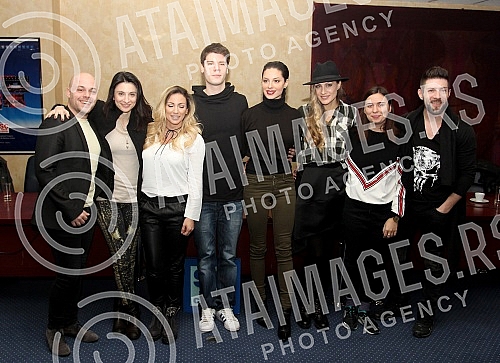 Press conference to present the Broadway spektaktl in domestic production - a musical Cinderella.Konferencija za medije na kojoj je predstavljen brodvejski spektaktl u domacoj produkciji  mjuzikl Pepeljuga