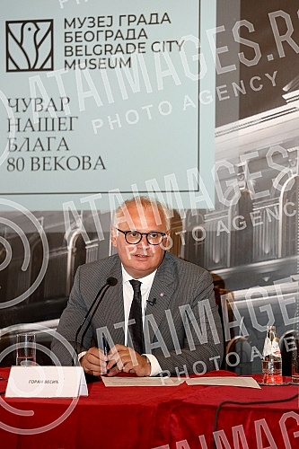 The Museum of the City of Belgrade will finally get its building in Resavska 40b, which will house 8,000 years of Belgrade's history on as many as 17,000 square meters, and on that occasion a press conference was held in the ceremonial hall of the Be