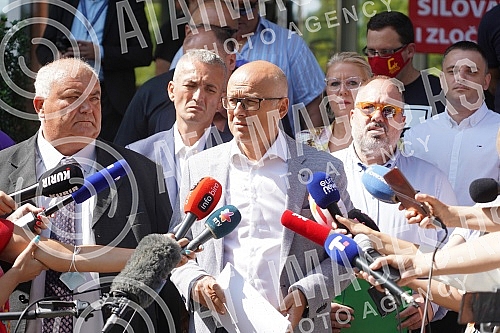 On the occasion of all the lies of the mafia clan of Veljko Belivuk and tycoon politicians close to them and their media in the country and abroad, the vice president of the SNS Main Board Milos Vucevic filed a criminal complaint against Serbian Pres