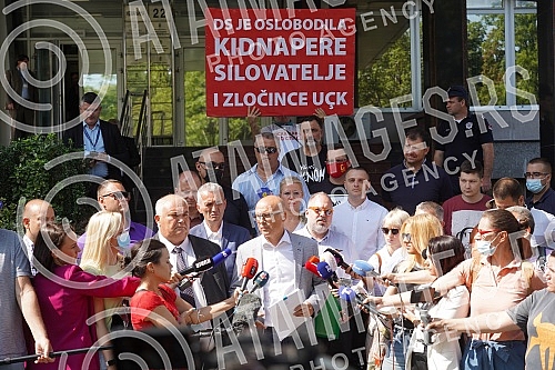 On the occasion of all the lies of the mafia clan of Veljko Belivuk and tycoon politicians close to them and their media in the country and abroad, the vice president of the SNS Main Board Milos Vucevic filed a criminal complaint against Serbian Pres