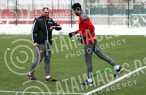 Red Star players began winter preparations for the continuation of the Championship.Fudbaleri Crvene zvezde poceli sa zimskim pripremama za nastavak Prvenstva.