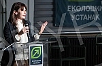 The Ecological Uprising movement was solemnly presented in the Miljenko Dereta Space.U Prostoru Miljenko Dereta svecano je predstavljen pokret Ekoloski ustanak.
