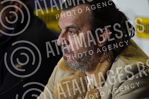 Aca Lukas and the author's team organized a press conference with irregularities at the Hype studio at the Belgrade Fair at the 