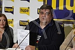 Aca Lukas and the author's team organized a press conference with irregularities at the Hype studio at the Belgrade Fair at the 