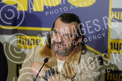 Aca Lukas and the author's team organized a press conference with irregularities at the Hype studio at the Belgrade Fair at the 