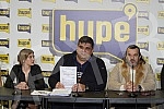 Aca Lukas and the author's team organized a press conference with irregularities at the Hype studio at the Belgrade Fair at the 