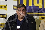 Aca Lukas and the author's team organized a press conference with irregularities at the Hype studio at the Belgrade Fair at the 