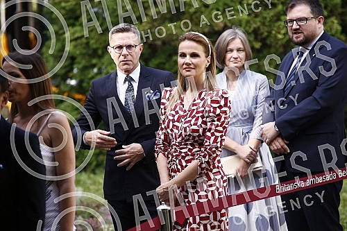 The British Embassy organized the celebration of the official birthday of Queen Elizabeth II, which is dedicated to the platinum jubilee this year.Britanska ambasada organizovala je proslavu zvanicnog rodjendana kraljice Elizabete II, koja je ove g