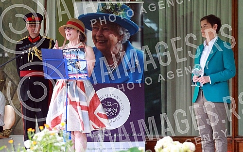 The British Embassy organized the celebration of the official birthday of Queen Elizabeth II, which is dedicated to the platinum jubilee this year.Britanska ambasada organizovala je proslavu zvanicnog rodjendana kraljice Elizabete II, koja je ove g