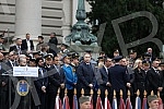 The ceremony for the promotion of the youngest officers of the Serbian Armed Forces was held in front of the House of the National Assembly of the Republic of Serbia.Svecanost povodom promocije najmladjih oficira Vojske Srbije odrzana je ispred Dom