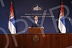 The Prime Minister of Serbia, Ana Brnabic, held an extraordinary press conference and expressed her gratitude to the citizens of Serbia who showed tolerance and understood the calls of the state, and said that she was proud that the day passed withou
