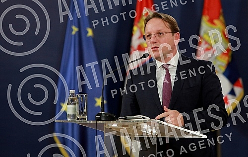 In the Presidency of Serbia, a meeting was held between President Aleksandar Vucic and the European Commissioner for Neighborhood and Enlargement Oliver Varhelyi. U Predsednistvu Srbije odrzan sastanak predsednika Aleksandra Vucica s evropskim kome