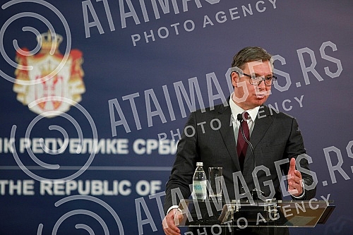 In the Presidency of Serbia, a meeting was held between President Aleksandar Vucic and the European Commissioner for Neighborhood and Enlargement Oliver Varhelyi. U Predsednistvu Srbije odrzan sastanak predsednika Aleksandra Vucica s evropskim kome