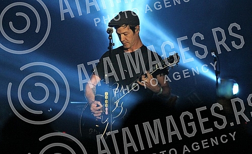 Concert of Scottish pop rock band from Glasgow - Texas held on Sports hall 