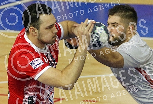 The match of the 10th round of the ARKUS league in the men's competition between the teams of MRK Crvena zvezda Grundfos and RK Radnicki was played in the hall of USC Vozdovac.Utakmica 10. kola ARKUS lige u muskoj konkurenciji izmedju ekipa MRK Crv