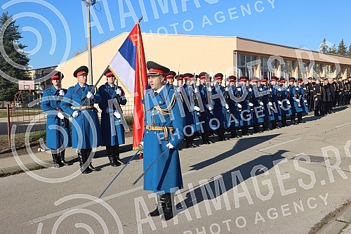 Wreaths were laid at the central memorial to the fallen members of the Republika Srpska MUP in Banja Luka today as part of the celebration of the baptism of the MUP of the Assembly of the Holy Archangel Michael - Arandjelovdan.Kod centralnog spomen