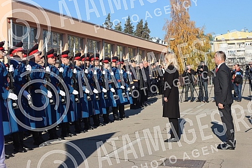 Wreaths were laid at the central memorial to the fallen members of the Republika Srpska MUP in Banja Luka today as part of the celebration of the baptism of the MUP of the Assembly of the Holy Archangel Michael - Arandjelovdan.Kod centralnog spomen