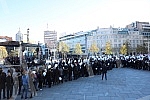 The World Day of Remembrance for the Victims of Traffic Accidents was marked today on the Republic Square in Belgrade with a special program, after which 492 white balloons were symbolically released into the sky in memory of the same number of peopl