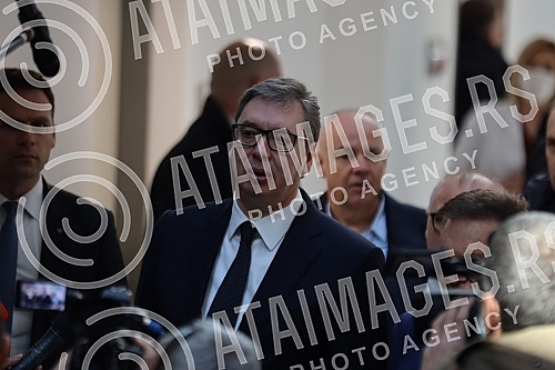 The President of the Republic of Serbia, Aleksandar Vucic, attended the opening ceremony of the newly built building of the Institute for Cardiovascular Diseases in Dedinje.Predsednik Republike Srbije Aleksandar Vucic prisustvovao je ceremoniji otv