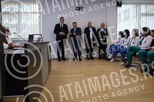 The President of the Republic of Serbia, Aleksandar Vucic, attended the opening ceremony of the newly built building of the Institute for Cardiovascular Diseases in Dedinje.Predsednik Republike Srbije Aleksandar Vucic prisustvovao je ceremoniji otv