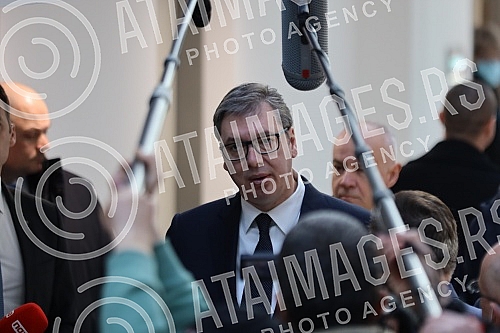 The President of the Republic of Serbia, Aleksandar Vucic, attended the opening ceremony of the newly built building of the Institute for Cardiovascular Diseases in Dedinje.Predsednik Republike Srbije Aleksandar Vucic prisustvovao je ceremoniji otv