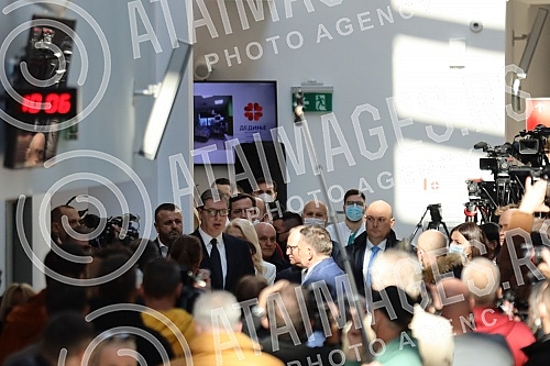 The President of the Republic of Serbia, Aleksandar Vucic, attended the opening ceremony of the newly built building of the Institute for Cardiovascular Diseases in Dedinje.Predsednik Republike Srbije Aleksandar Vucic prisustvovao je ceremoniji otv