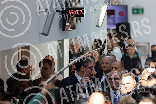 The President of the Republic of Serbia, Aleksandar Vucic, attended the opening ceremony of the newly built building of the Institute for Cardiovascular Diseases in Dedinje.Predsednik Republike Srbije Aleksandar Vucic prisustvovao je ceremoniji otv