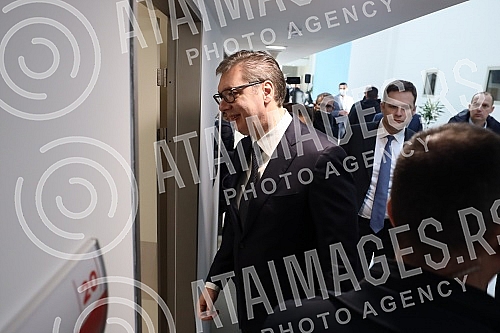 The President of the Republic of Serbia, Aleksandar Vucic, attended the opening ceremony of the newly built building of the Institute for Cardiovascular Diseases in Dedinje.Predsednik Republike Srbije Aleksandar Vucic prisustvovao je ceremoniji otv
