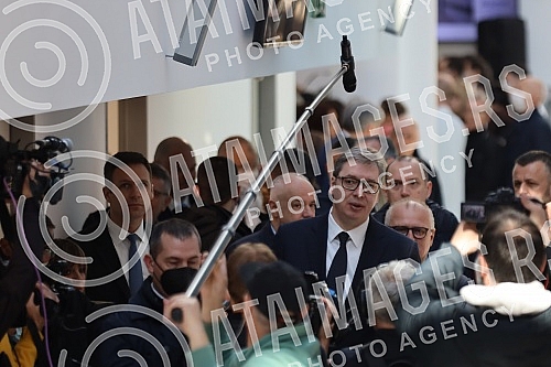 The President of the Republic of Serbia, Aleksandar Vucic, attended the opening ceremony of the newly built building of the Institute for Cardiovascular Diseases in Dedinje.Predsednik Republike Srbije Aleksandar Vucic prisustvovao je ceremoniji otv