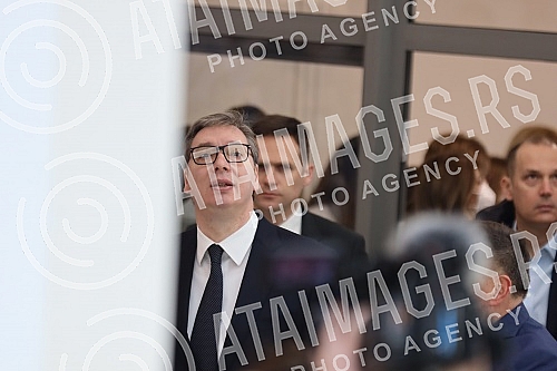 The President of the Republic of Serbia, Aleksandar Vucic, attended the opening ceremony of the newly built building of the Institute for Cardiovascular Diseases in Dedinje.Predsednik Republike Srbije Aleksandar Vucic prisustvovao je ceremoniji otv