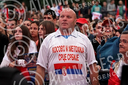 Reception of Serbian Olympians in front of the Serbian Parliament.Docek srpskih olimpijaca ispred Skupstine Srbije.