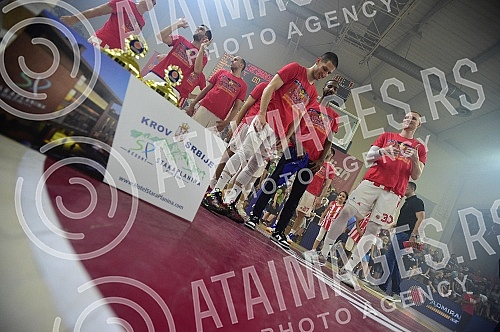 The second match of the finals of the Serbian Super League between KK FMP Meridian and KK Crvena zvezda mts was played in FMP Arena in Zeleznik.Drugi mec finala Superlige Srbije izmedju KK FMP Meridian i KK Crvena zvezda mts odigrana je u FMP Areni
