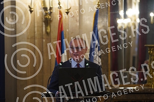 A press conference of the Deputy Mayor of Belgrade, Goran Vesic, was held in the Ceremonial Hall of the Old Palace, where he presented the results of the work of the city government.U Svecanoj sali Starog dvora odrzana je konferencija za novinare z