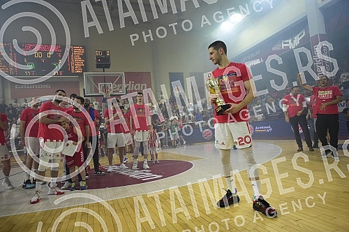 The second match of the finals of the Serbian Super League between KK FMP Meridian and KK Crvena zvezda mts was played in FMP Arena in Zeleznik.Drugi mec finala Superlige Srbije izmedju KK FMP Meridian i KK Crvena zvezda mts odigrana je u FMP Areni