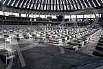 Military beds set up in the halls 1 and 4 of the Belgrade Fair for people with milder sympoms of coronavirus.Vojni kreveti postavjeni u halama 1 i 4 Beogradskog sajma za ljude koji imaju blaze simtome korona virusa.