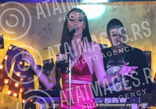 Performance of Katarina Grujic held in night club Tarapana.Nastup Katarine Grujic u nocnom klubu Tarapana. 