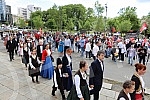 On the World Family Day, supporters of the Serbian movement Dveri gathered in front of the Assembly of Serbia for a 