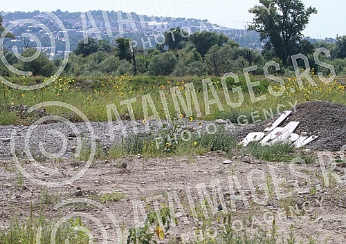 The press conference of the co-chair of the European Green Party and MEP of the Greens / EFA Thomas Weiss, Iva Markovic from the Right to Water Initiative and the representative of the association Bela caplja 1165 Ana Dzakic was held at the location 