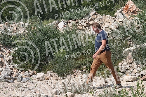 The press conference of the co-chair of the European Green Party and MEP of the Greens / EFA Thomas Weiss, Iva Markovic from the Right to Water Initiative and the representative of the association Bela caplja 1165 Ana Dzakic was held at the location 