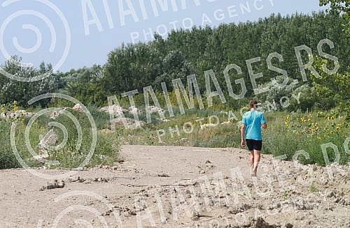 The press conference of the co-chair of the European Green Party and MEP of the Greens / EFA Thomas Weiss, Iva Markovic from the Right to Water Initiative and the representative of the association Bela caplja 1165 Ana Dzakic was held at the location 