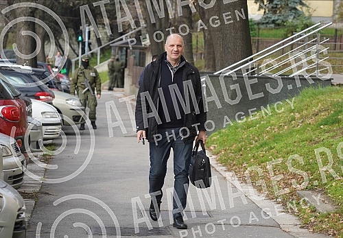 Chief Special State Prosecutor of Montenegro Milivoje Katnic and Special Prosecutor Sasa Cadjnovic arrived accompanied by the Prosecutor's Office for Organized Crime in Belgrade to interrogate Veljko Belivuk and Nebojsa Jankovic in connection with th