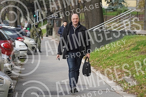 Chief Special State Prosecutor of Montenegro Milivoje Katnic and Special Prosecutor Sasa Cadjnovic arrived accompanied by the Prosecutor's Office for Organized Crime in Belgrade to interrogate Veljko Belivuk and Nebojsa Jankovic in connection with th