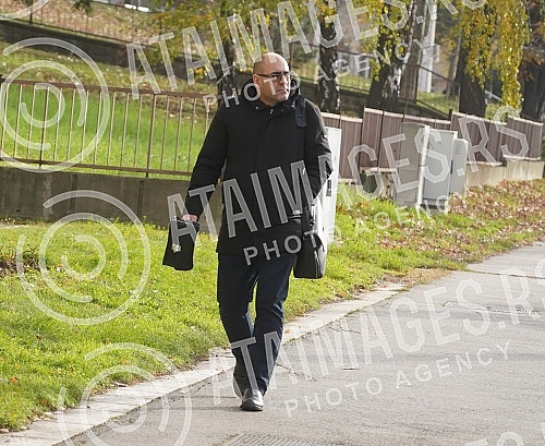 Vladimir Djukanovic Djuka, SNS MP, member of the High Judicial Council and the State Council of Prosecutors, lawyer of the accused Predrag Koluvija in the 