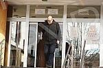 Departure of Predrag Koluvija and a lawyers from the Prosecutor's Office for Organized Crime, where a preparatory hearing was scheduled in the case of 