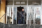 Departure of Predrag Koluvija and a lawyers from the Prosecutor's Office for Organized Crime, where a preparatory hearing was scheduled in the case of 