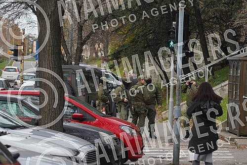 Chief Special State Prosecutor of Montenegro Milivoje Katnic and Special Prosecutor Sasa Cadjnovic arrived accompanied by the Prosecutor's Office for Organized Crime in Belgrade to interrogate Veljko Belivuk and Nebojsa Jankovic in connection with th